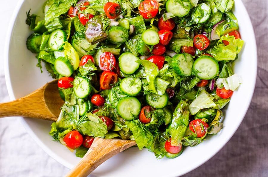 thực đơn dinh dưỡng không thể thiếu salad trộn